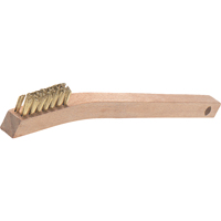V-trim Small Handle Scratch Brushes, Stainless Steel, 3 x 7 Wire Rows, 7-7/8" Long Planification Entrepots Molloy