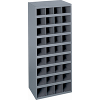 Armoires pour bacs de rangement en acier, 17-7/8" la x 12" p x 42" h, Gris Planification Entrepots Molloy