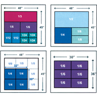 Syst&egrave;me de contenants d'exp&eacute;dition 4845 de StakPak Plus, 15" la x 24" p x 14,5" h, Bleu royal Planification Entrepots Molloy