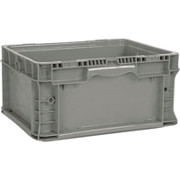 Syst&egrave;me de contenants d'exp&eacute;dition 4845 de StakPak Plus, 7-2/5" la x 12" p x 5" h, Gris Planification Entrepots Molloy