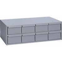 Industrial Drawer Cabinets, 8 Drawers, 22-3/4" W x 11-5/8" D x 7-3/8" H, Grey Planification Entrepots Molloy