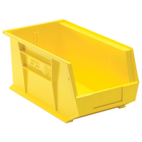 Ultra Stack & Hang Bin, 8-1/4" W x 7" H x 14-3/4" D, Yellow Planification Entrepots Molloy