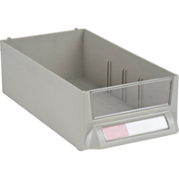 Tiroir de rechange pour armoires de pi&egrave;ces KPC-400, Plastique, 4-11/16" la x 8-5/8 p, 2-7/10" h, Gris Planification Entrepots Molloy