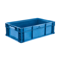 Syst&egrave;me de contenants d'exp&eacute;dition 4845 de StakPak Plus, 15" la x 24" p x 7,5" h, Bleu royal Planification Entrepots Molloy