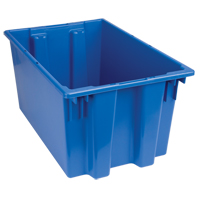 Contenants Stack & Nest, 12" x 23,5" x 15,5", Bleu Planification Entrepots Molloy