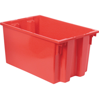 Contenants Stack & Nest, 12" x 23,5" x 15,5", Rouge Planification Entrepots Molloy