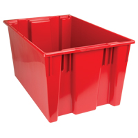 Contenants Stack & Nest, 15" x 29,5" x 19,5", Rouge Planification Entrepots Molloy