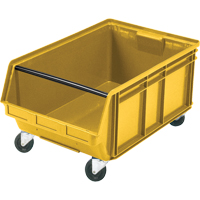 Bac géant empilable et mobile, 11-7/8" ha x 18-3/8" la x 29" p, Capacité de 150 lb, Jaune CC450 | Planification Entrepots Molloy