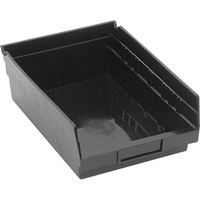 Bacs pour tablette, 8-3/8" la x 4" H x 11-5/8" p, Noir, Capacit&eacute; 30 lb Planification Entrepots Molloy