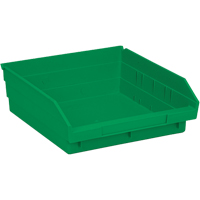 Bacs pour tablette, 11-1/8" la x 4" H x 11-5/8" p, Vert, Capacit&eacute; 30 lb Planification Entrepots Molloy