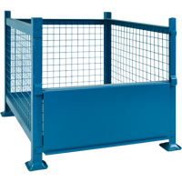 Bulk Stacking Containers, 34.5" W x 40.5" D x 30" H, 3000 lbs. Capacity Planification Entrepots Molloy