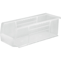 Clear-View Ultra Stack & Hang Bin, 5-1/2" W x 5" H x 14-3/4" D, Clear Planification Entrepots Molloy