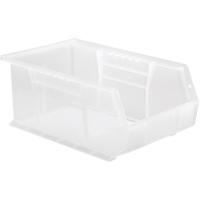 Clear-View Ultra Stack & Hang Bin, 8-1/4" W x 6" H x 13-5/8" D, Clear Planification Entrepots Molloy