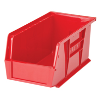 Bac empilable & &agrave; suspendre, 5-1/2" la, 5" h x 10-7/8" p, Rouge Planification Entrepots Molloy