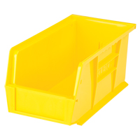 Bac empilable & &agrave; suspendre, 5-1/2" la, 5" h x 10-7/8" p, Jaune Planification Entrepots Molloy