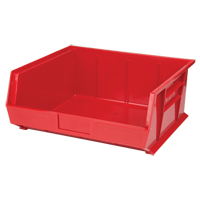 Bac empilable & &agrave; suspendre, 16-1/2" la, 7" h x 14-3/4" p, Rouge Planification Entrepots Molloy
