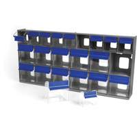 Compartiments pour bacs inclinables, 23-5/8" la x 3-5/8" p x 11-1/6" h, 21 tiroirs CG076 | Planification Entrepots Molloy