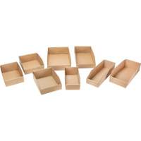 Boîtes profondes en carton ondul&eacute;, 11-3/4" la x 17-1/4" p x 4-1/2" h, Beige Planification Entrepots Molloy