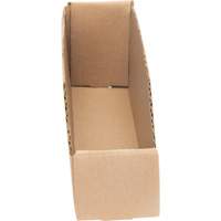 Deep Corrugated Parts Bins, 2-7/8" W x 11-1/4" D x 4-1/2" H, Beige Planification Entrepots Molloy