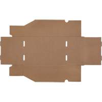 Deep Corrugated Parts Bins, 7-5/8" W x 11-5/16" D x 4-1/2" H, Beige Planification Entrepots Molloy
