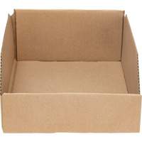 Deep Corrugated Parts Bins, 8-3/4" W x 11-1/4" D x 4-1/2" H, Beige Planification Entrepots Molloy