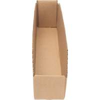 Deep Corrugated Parts Bins, 1-7/8" W x 17-1/8" D x 4-1/2" H, Beige Planification Entrepots Molloy