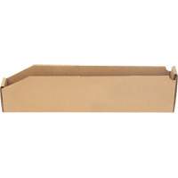 Boîtes profondes en carton ondul&eacute;, 2-7/8" la x 17-1/4" p x 4-1/2" h, Beige Planification Entrepots Molloy