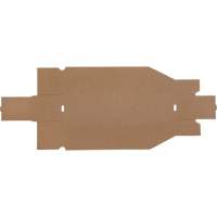 Boîtes profondes en carton ondul&eacute;, 3-3/4" la x 17-1/4" p x 4-1/2" h, Beige Planification Entrepots Molloy