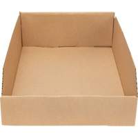 Boîtes profondes en carton ondul&eacute;, 11-3/4" la x 17-1/4" p x 4-1/2" h, Beige Planification Entrepots Molloy