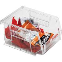 Bacs tr&egrave;s transparents Ultra, 4-1/8" la, 3" h x 5-3/8" p, Transparent Planification Entrepots Molloy