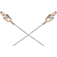 Assemblages l&eacute;gers de cables de masse et de mise &agrave; la terre - Deux pinces crocodiles Planification Entrepots Molloy