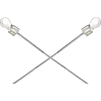 Assemblages l&eacute;gers de cables de masse et de mise &agrave; la terre - Deux raccordements a/borne d'extr&eacute;mit&eacute; de 1/4" Planification Entrepots Molloy