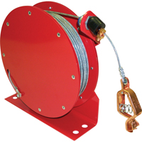 Retractable Grounding Wires, 100' Length, Heavy-Duty Planification Entrepots Molloy