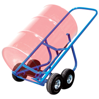 Diable &agrave; barils pour terrain accident&eacute;, Fabriqu&eacute; en Acier, 30 - 85 gal. US (25 - 70,8 gal. imp.) Planification Entrepots Molloy