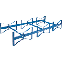 Drum Stacking Rack, 3 Drums, 2400 lbs. Capacity, 71-1/2" W x 30" D x 12-1/2" H Planification Entrepots Molloy