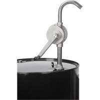 Pompe rotative pour baril, Acier inoxydable, Pour capacit&eacute; 55 gal., 12 oz/course Planification Entrepots Molloy