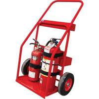 Chariot de prevention d'incendie pour travaux &agrave; chaud, Roues Semi-pneumatique, Base de 17,75" la x 8,9" lo, 100 lb Planification Entrepots Molloy