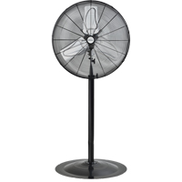 Oscillating Pedestal Fan, Heavy-Duty, 2 Speed, 24" Diameter EA643 | Planification Entrepots Molloy