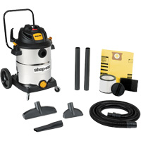 Stainless Steel Wet/Dry Shop Vacuum, 120 V, 16 gal. Capacity Planification Entrepots Molloy
