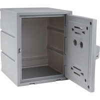 Casier, 15" x 15" x 18", Gris, Assembl&eacute; Planification Entrepots Molloy
