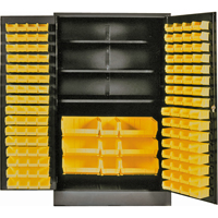 Jumbo Security Cabinet With Bins Planification Entrepots Molloy