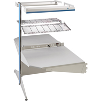 Arlink Preconfigured Workstation, 36" W x 56" D x 84" H, Double Sided Corner Add-On Planification Entrepots Molloy