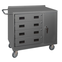 Armoire d'&eacute;tabli mobile, Acier Surface Planification Entrepots Molloy