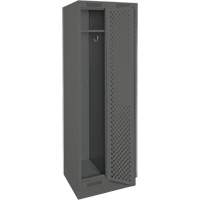Casiers Clean Line, Bloc de 2, 24" x 18" x 76", Acier, Charbon, Rivet (assembl&eacute;), Perfor&eacute; Planification Entrepots Molloy