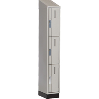 Casiers robustes Concorde, 3 niveaux, 12" x 18" x 82", Acier, Gris, Soud&eacute; (assembl&eacute;) Planification Entrepots Molloy