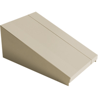 Dessus inclin&eacute; pour casiers robustes enti&egrave;rement soud&eacute; Concorde, Bloc de 1, 18" p x 12" la x 6" ha, Beige, Acier Planification Entrepots Molloy