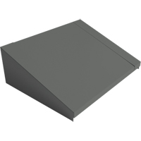 Dessus inclin&eacute; pour casiers robustes enti&egrave;rement soud&eacute; Concorde, Bloc de 2, 18" p x 24" la x 6" ha, Acier Planification Entrepots Molloy