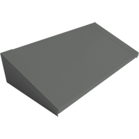 Dessus inclin&eacute; pour casiers robustes enti&egrave;rement soud&eacute; Concorde, Bloc de 3, 18" p x 36" la x 6" ha, Acier Planification Entrepots Molloy