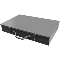 Compartment Steel Scoop Boxes, 17.875" W x 12" D x 3" H, 13 Compartments Planification Entrepots Molloy