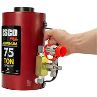 Heavy-Duty Hydraulic Cylinder, 6" Stroke, 75 Ton(s) Capacity, 10000 PSI Planification Entrepots Molloy